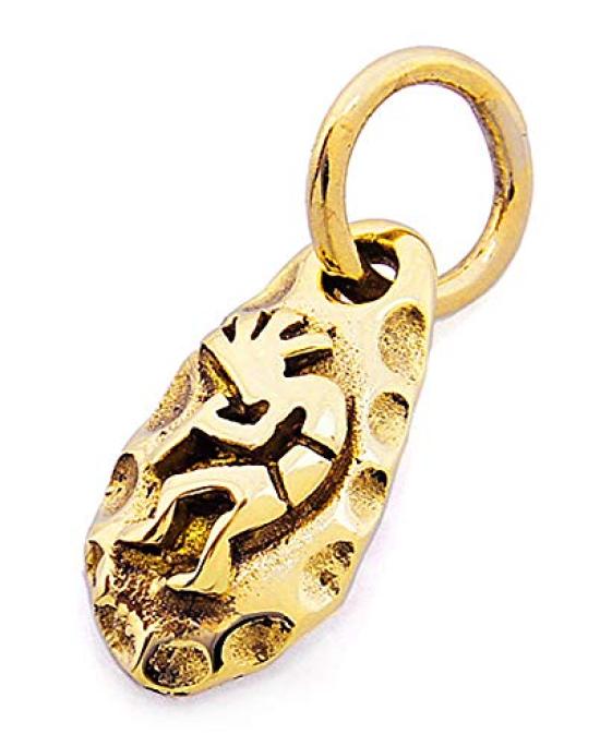 

pe2042 Name Native Pendant Custom Parts Kokopelli Symbol Brass Gold [2PIECES] [Brand