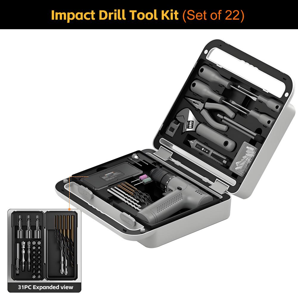 

Toolbox Multifunctional Hardware Repair Combination Set Daily Electrician Family Repair Tool Car Household Tool Kit