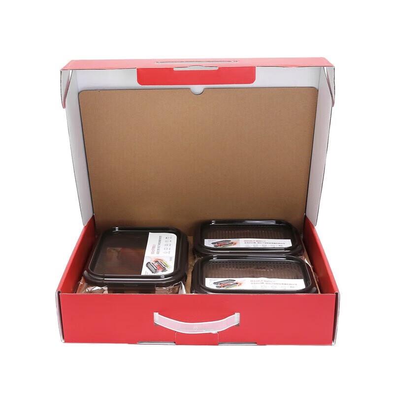 LocknLock Heat-Resistant Glass Food Container Set