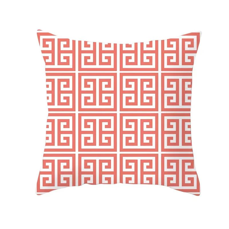 Coral Pillow Case Spring Home Decor Decorative Live Coral Tropical Style Pillow Cushion Cover for Sofa ize Funda Cojin