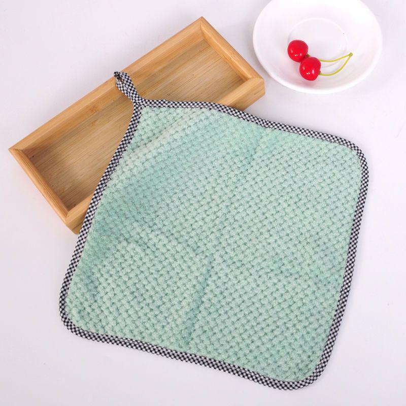 Oil-Proof Lint-Free Dishcloth for Kitchen Cleaning