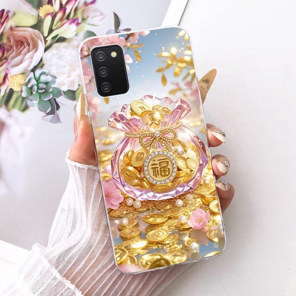 Clear Cover For Samsung A03s Case Cute Fashion Butterfly Funny Painted Casing For Samsung Galaxy A03s SM-A037F SM-A037M SM-A037G