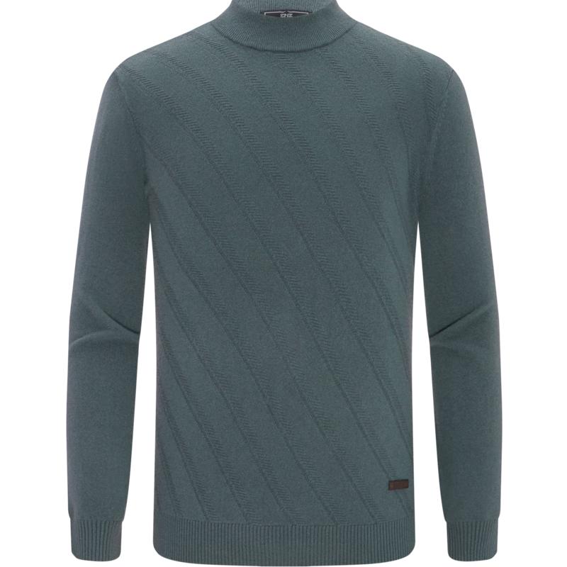 

Мужской свитер EMZ Erdos из шерсти и кашемира с воротником-стойкой XL