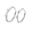 Bamboo Joint Couple Rings: Sleek Unisex Design for Index Finger - Elegant, High-End Gift