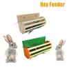 Rabbit Wooden Hay Rack Stand Grass Fodder Holder Pet Feeder For Chinchilla Guinea Pig