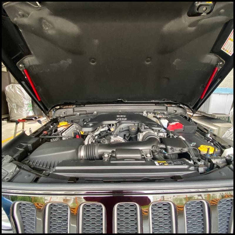 Dla Jeep Wrangler JL - Przednie amortyzatory gazowe maski, podpory podnoszące, amortyzatory