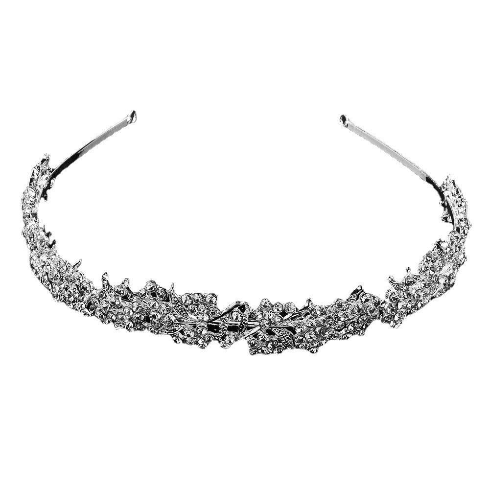 Braut-Accessoires kleine duftende Stil Haar-Accessoires Mode Stirnband Strass versilbert Braut Haar-Accessoires Stirnband Braut Haar Krone