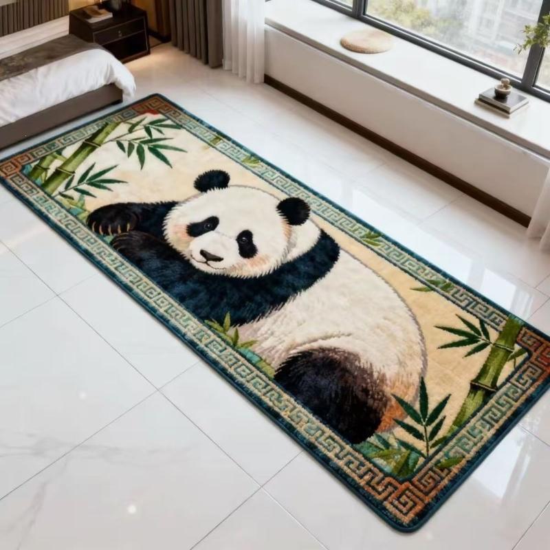 Soft Fluffy Tiger Shaped Area Rug Thick Plush Non Slip Backing Perfect For Bedroom Living Room Home Furnishings
