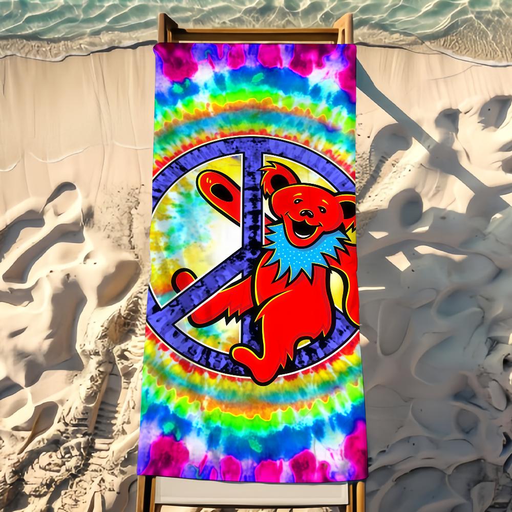 Rock Band G-Grateful Dead Handtuch Strandtuch Reise Leicht Hautfreundlich Für Pool Strand Camping Kreuzfahrt Sommer