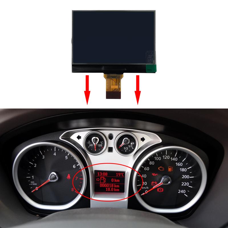 LCD Screen LCD Display for Ford Focus Kuga Galaxy C-Max Dashboard Instrument Cluster Pixel Missing Repairing Car Accessories