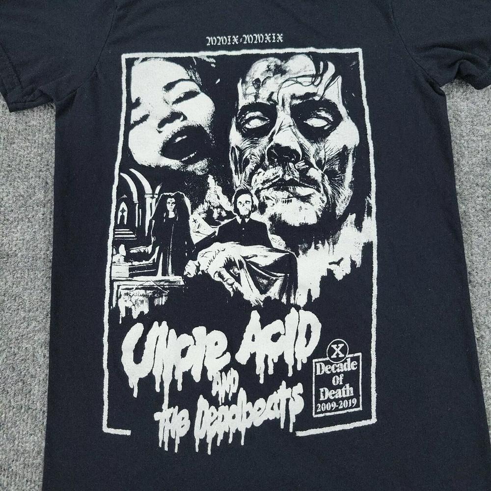 

Uncle Acid And The Deadbeats Decade Of Death Unisex All Sizes Unisex T-Shirt XXXXL
