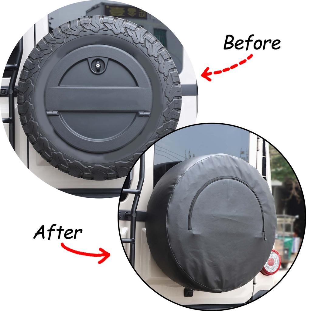 For Ineos Grenadier 2020-2026 Car Styling Rear Spare Tire Protective Cover Protector Pouch Car Accessories