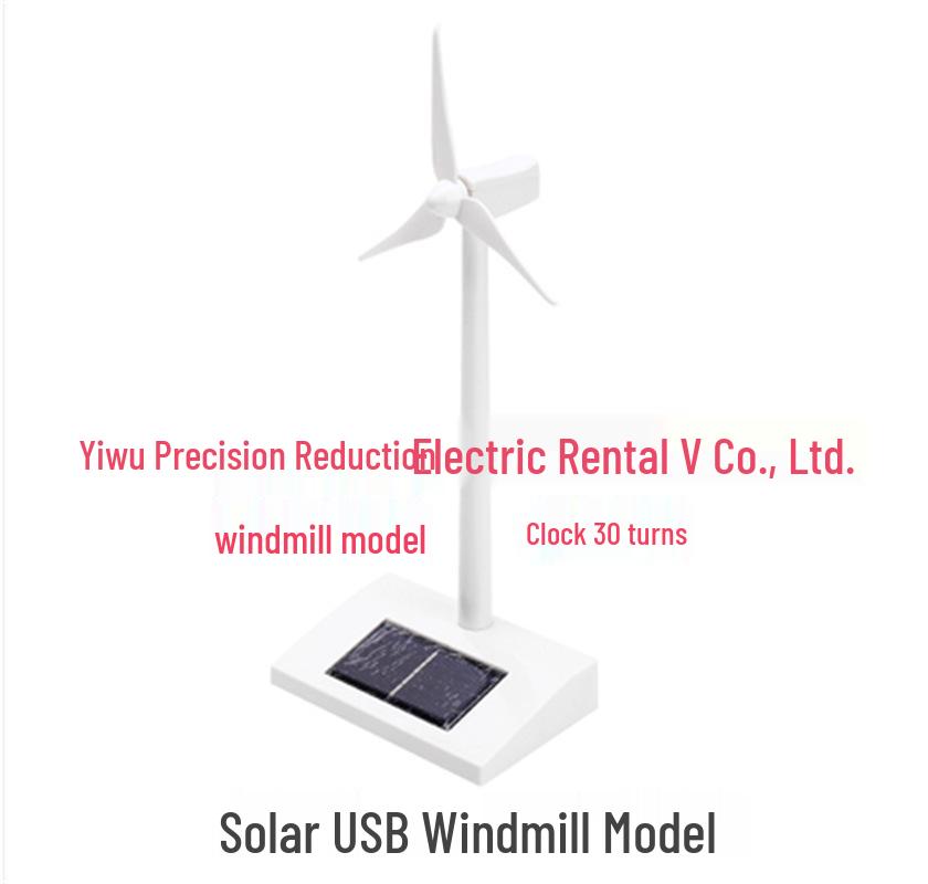 Ornamento de Carro Sedan Moinho de Vento Solar - Decoração Criativa para Exterior e Interior & Modelo para Experiência Científica