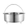 ZISIZ 304 Stainless Steel Steamer Rack with Stand, 22cm