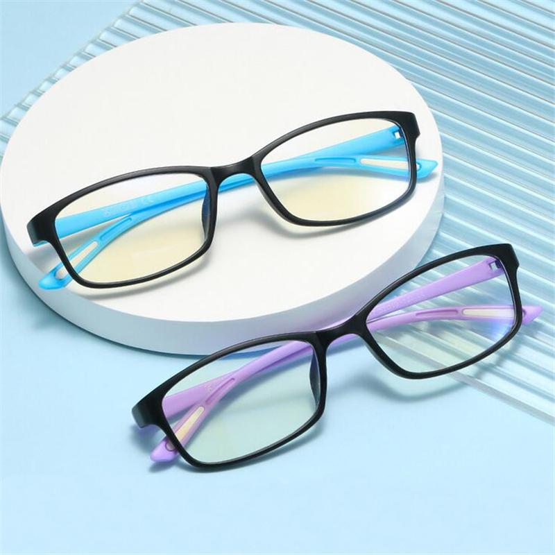 Retro Resin Lens Blue Light Proof Reading Glasses Women Men  Square Hyperopia Eyeglasses Prescription 0 +1.0 +1.5 To +4.0