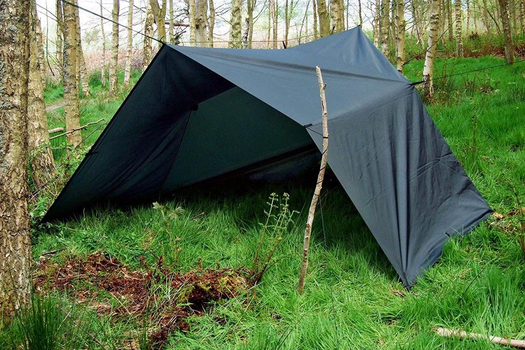Tarp DD XL x lona versátil e leve com resistência à água de 3000mm 4,5m 3m, (Verde oliva) [Usado]