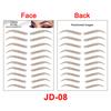 New Arrivals Water Transfer Girls Cosmetic Disposable Fake Temporary 4d Eye Brow Tattoo
