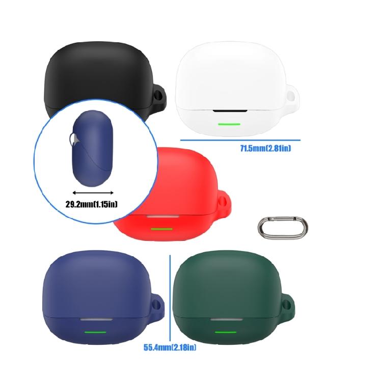 Daily Carry Charging Case Cover for MeloBuds N65, Silicone Earbud Sleeve with Side Attachment Detail and Full Cover