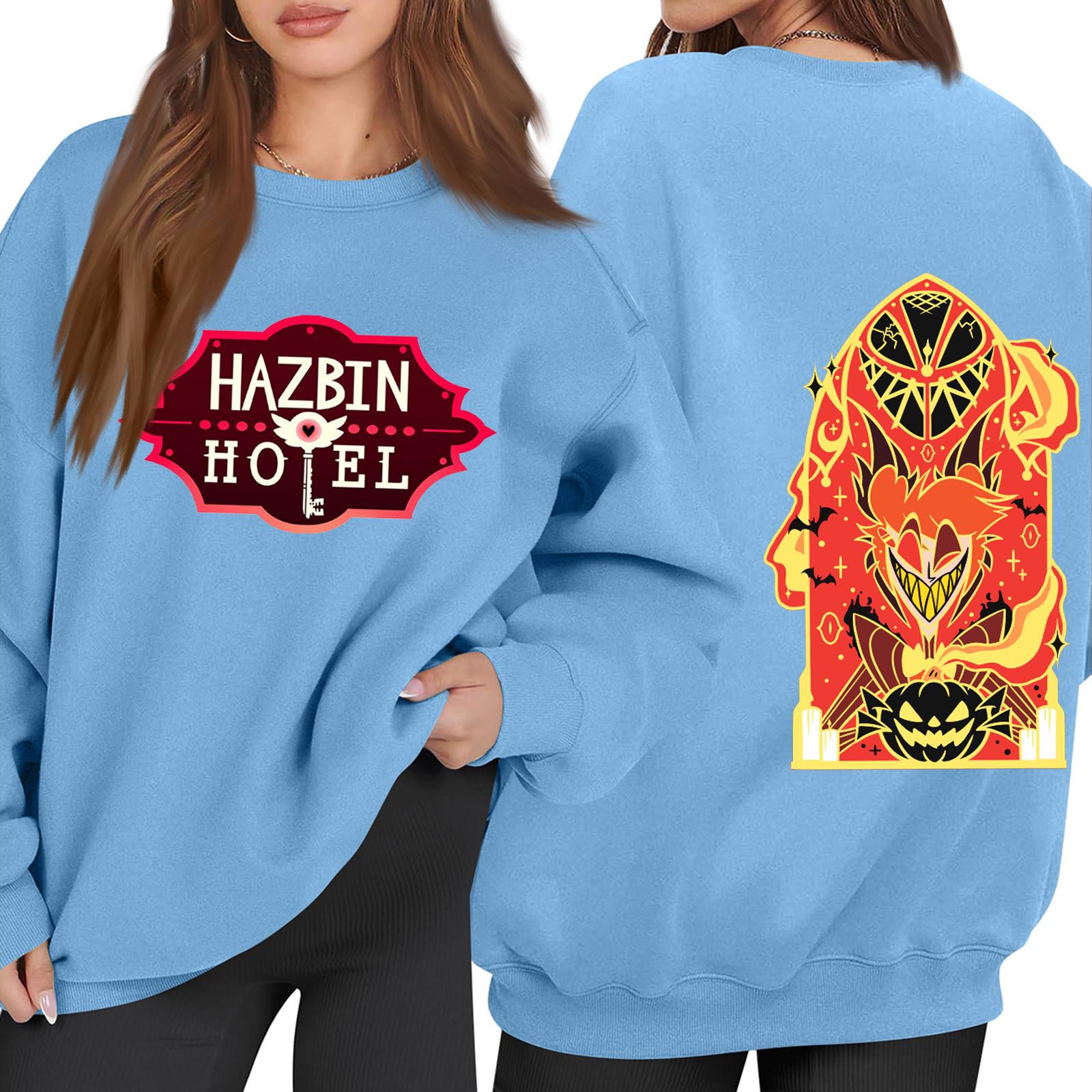 

Женский модный пуловер с длинным рукавом, принтом и круглым вырезом, свободного кроя XXXL синий