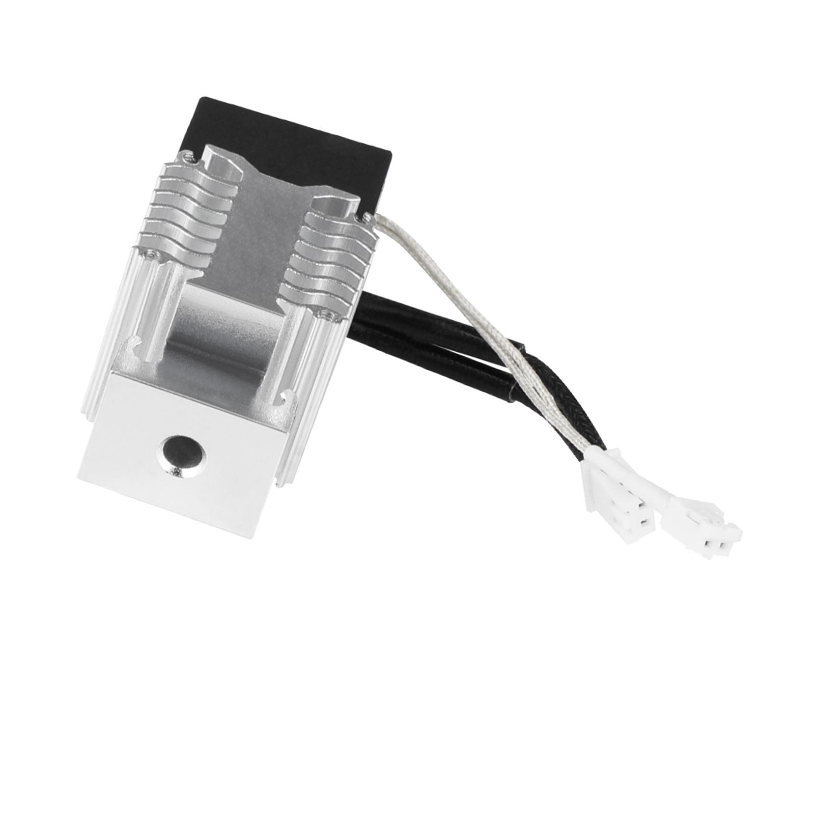 

Print Head Kit for Ender 3V3 SE 3D Printer 0.4mm Brass Nozzle Aluminum Alloy Heat Block Feeding No Clogging 3D Printing чёрный