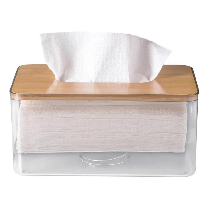 

Acrylic Tissue Box Holder, Rectangle