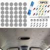 70PCS Car Roof Lining Liner Repair Kit Fix Sagging Headliner Pins Buckle Rivet Durable Automotive Top Lining Repair Kit