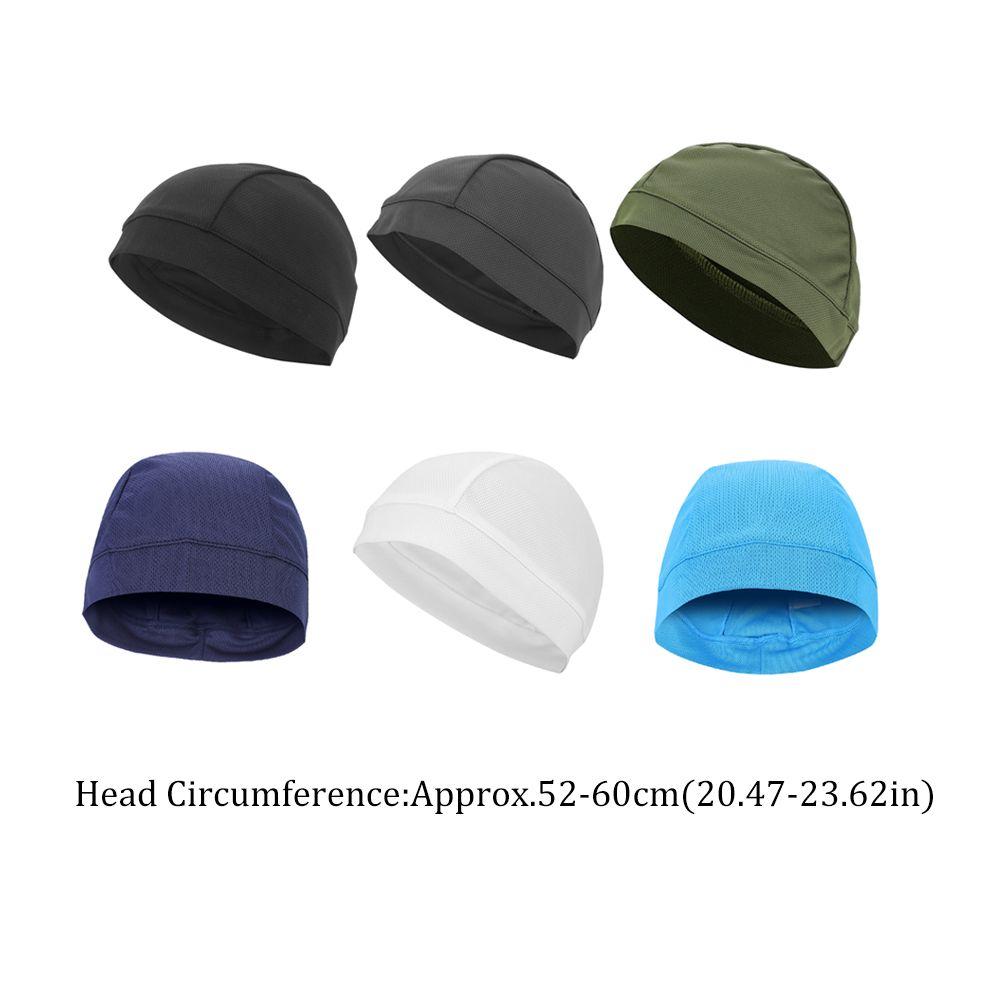 2 PCS Breathable Cycling Cap Wicking Cycling Skull Cap Soft Helmet Liner  For Outdoor Sport
