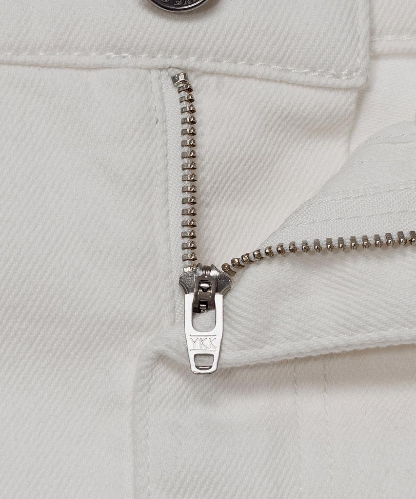 Mind Bridge Woman [W] White Slit Denim Skirt
