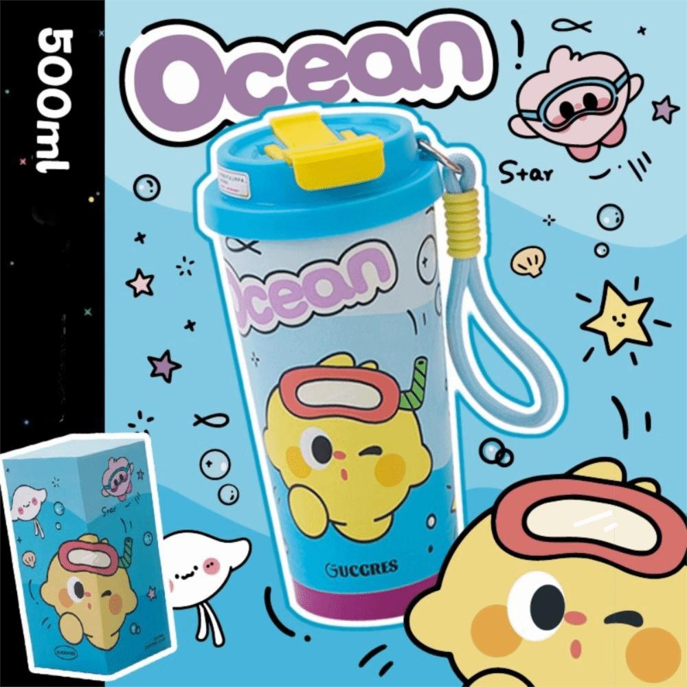 Large Capacity Stainless Steel Insulated Cup Graffiti Thermos Tumbler Sport