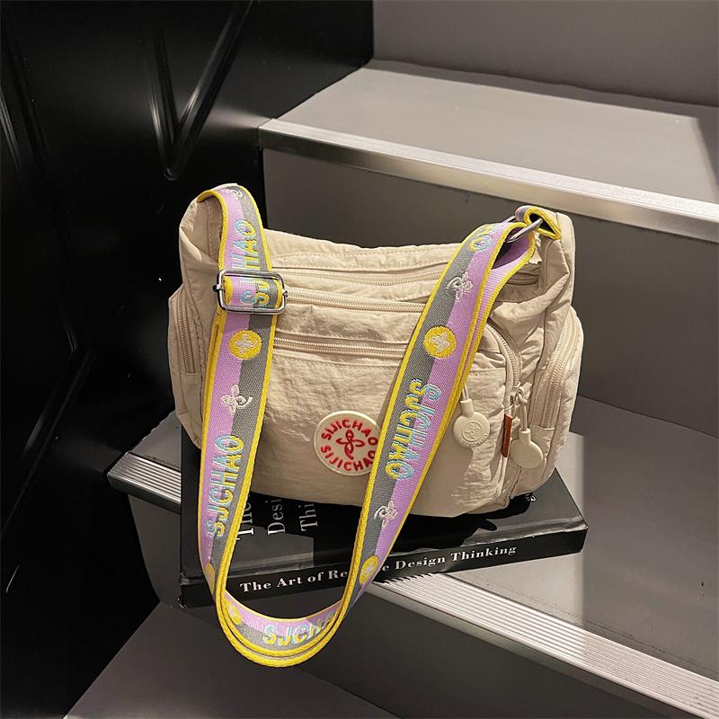 Multi-pocket Messenger Bags for Women Fashion Nylon Shoulder Bag Ladies Large Handbags Female Travel Shopping Tote Purse