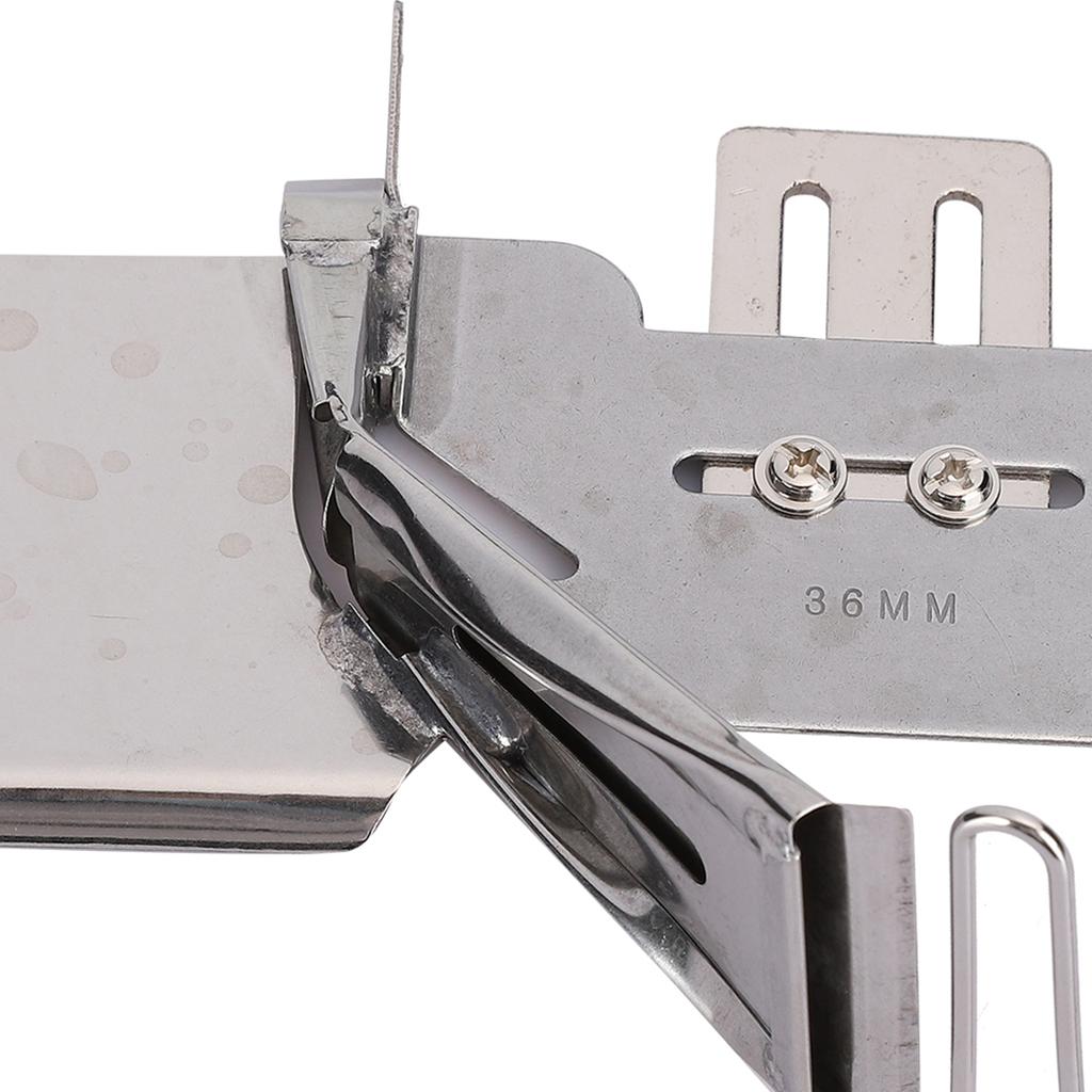 Bandbinder Nähmaschinenzubehör Edelstahl 4 Falten Korrosionsbeständig Langlebig