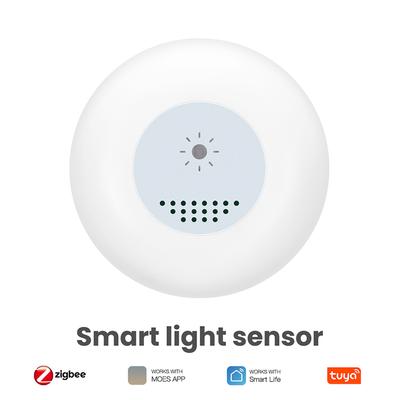Tuya Zigbee Smart Light Sensor Luminance Sensor APP Control Brightness Sensor Illumination Brightness Detector