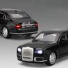 1:24 Presidential Car Aurus Senat Alloy Diecast Car Model With Lights Children'S Toy Collection Display Gift Souvenir