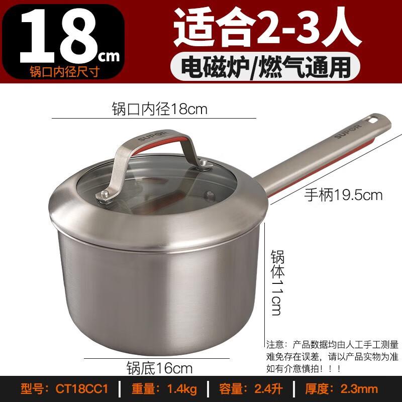 

Supor 304 Stainless Steel Milk/Soup Pot