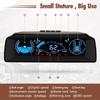 12V X90 GPS/OBD2 Speed PMH KMH Slope Meter Inclinometer Car Compass HUD Pitch Tilt Angle Protractor Latitude Longitude