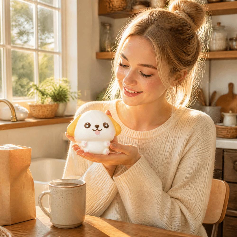 Slow Rising Puppy Squishy Toy Super Soft Dog Squeezable Toy Dog Fidget Toy Students Gifts
