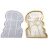 Lady Body Tray Silicone Mold Epoxy Resin Women Model Art Cup Abstract Plate Dish Coaster Plaster Cement Concrete Molds Handcraft