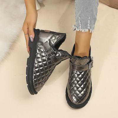 Neue Damen Schneestiefel Winter Warme Plüschstiefel Damen Winter Freizeitschuhe Damen Stiefeletten Plateau Schuhe