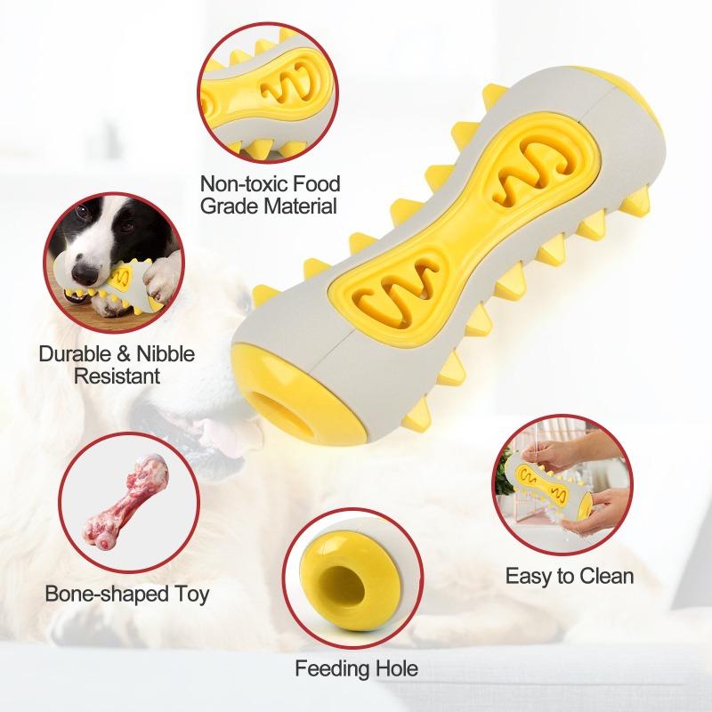 1pc Durable Chew Toy for Large Medium Dogs Golden Retriever Puppy Teething Rubber Stick for Aggressive Chewers