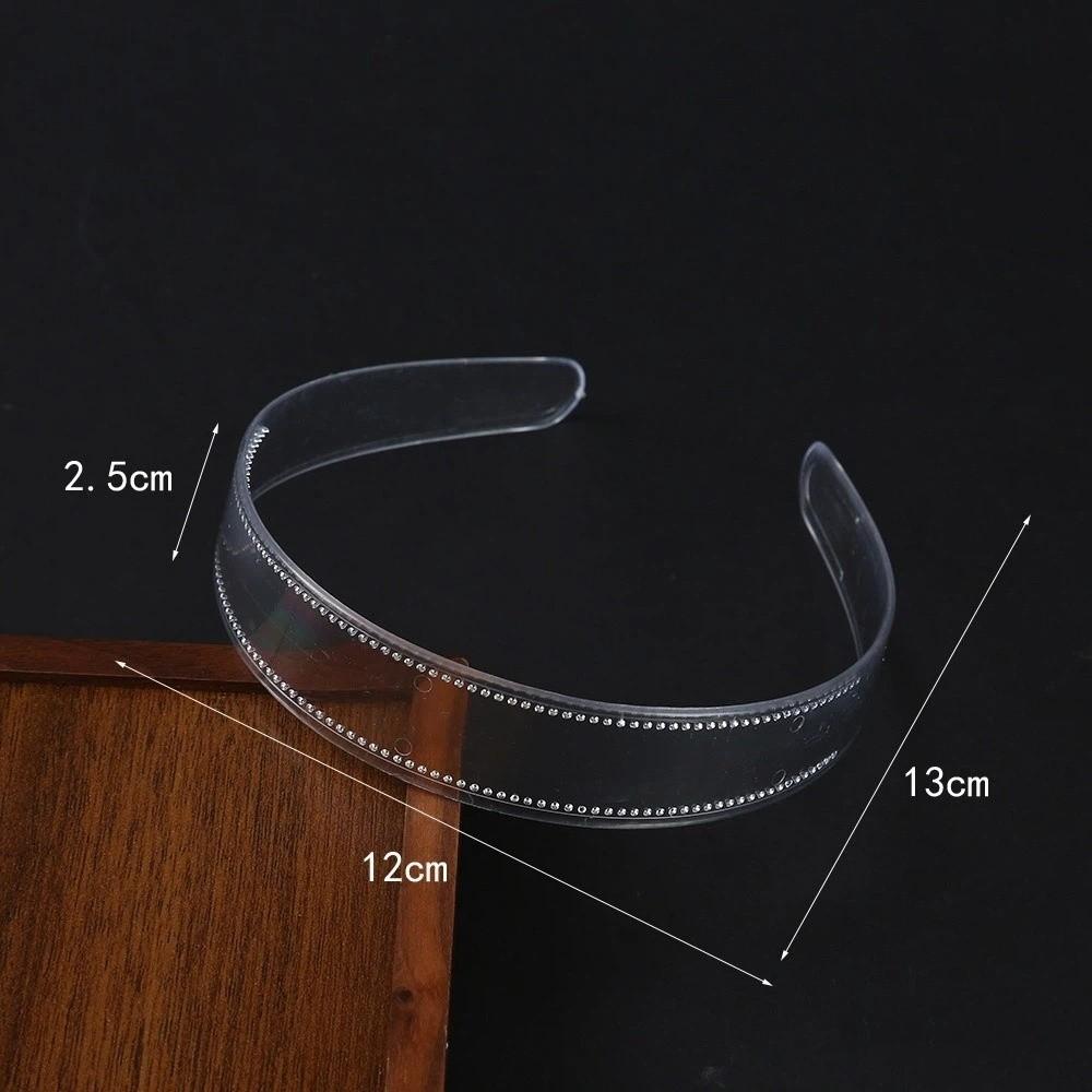 

3 шт. 8/18/25 мм Прозрачные повязки для волос Обруч для волос Умывание лица Головной убор Женские аксессуары для волос 25mm