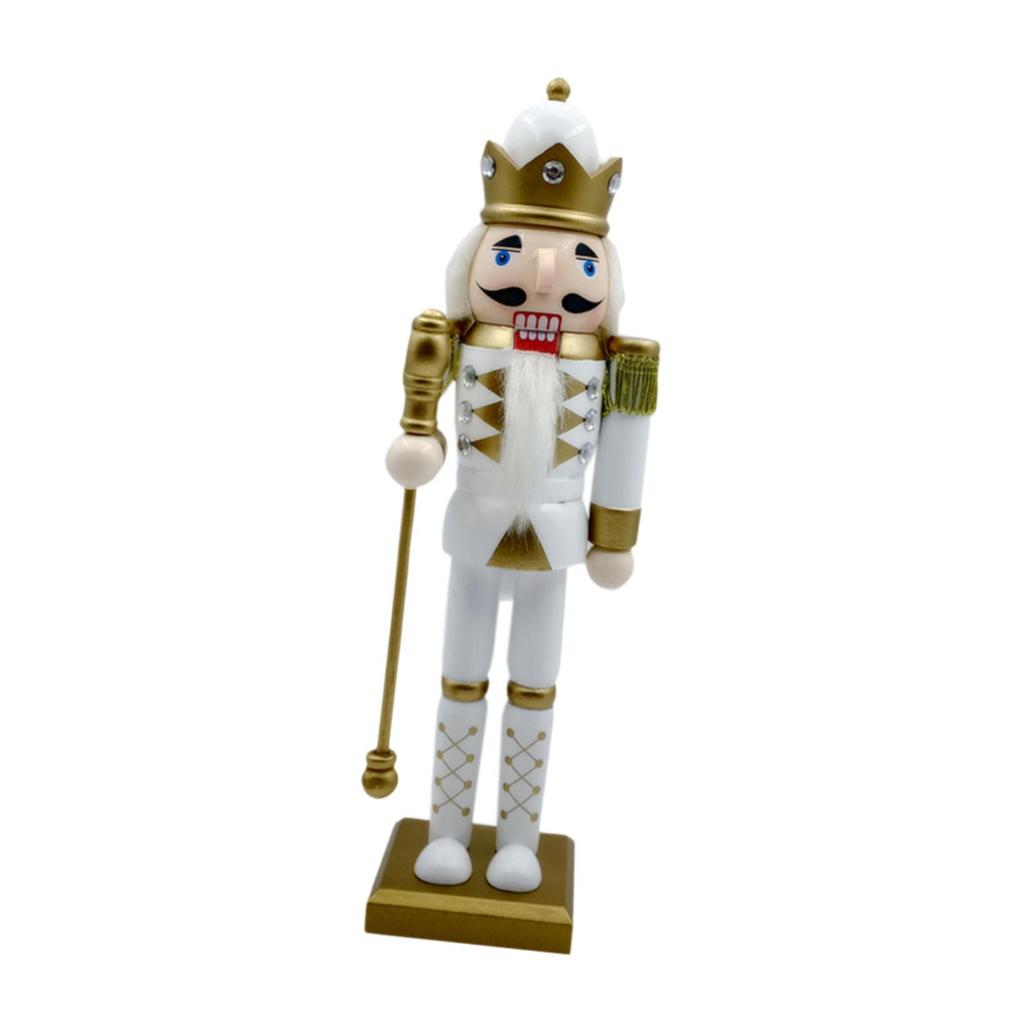 Nutcracker Figurine Statue Freestanding Traditional Collectible Christmas