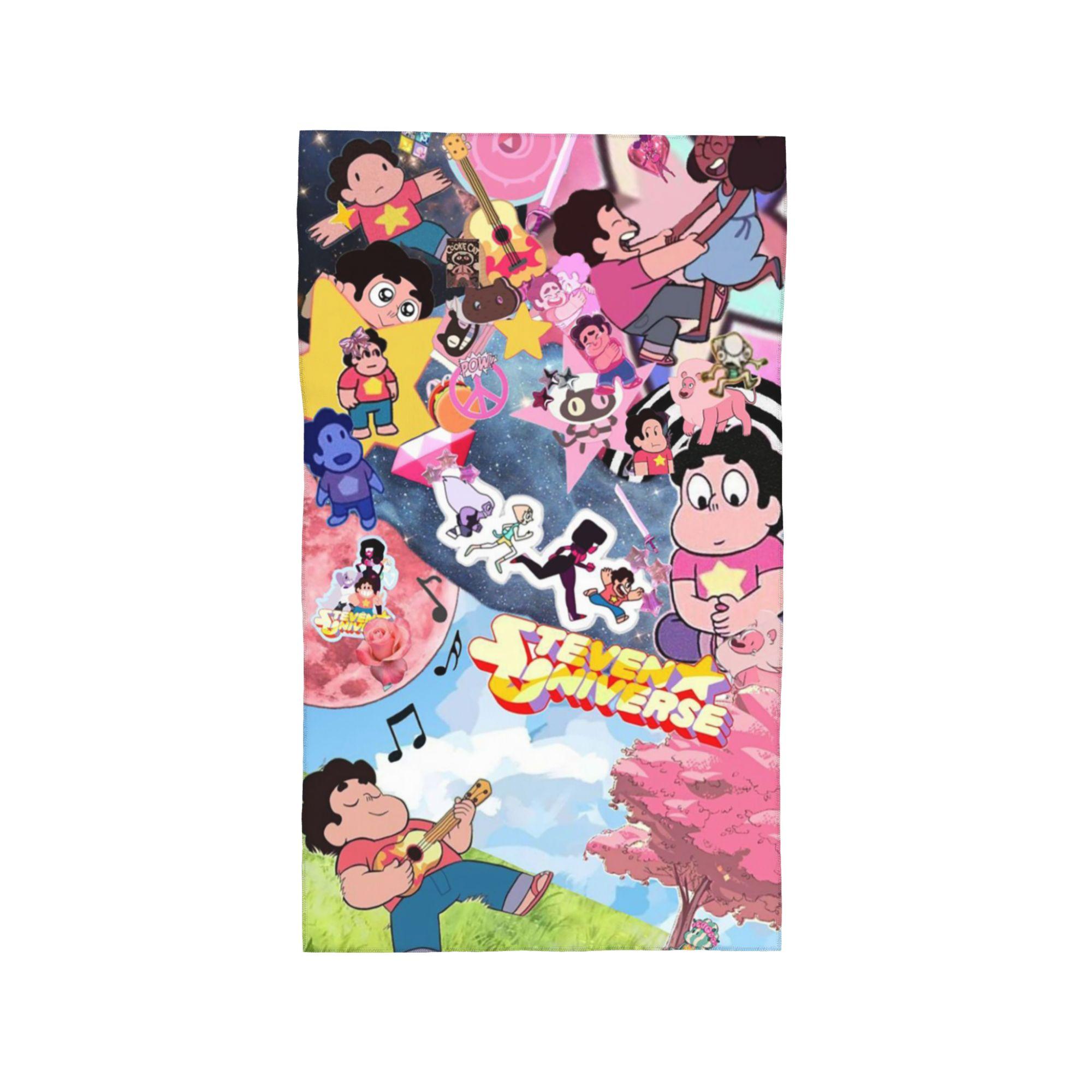 

Steven Universe Soft Face Towel Quick Dry Pool Bath Cotton Towels Absorbent W30*H60(CM)