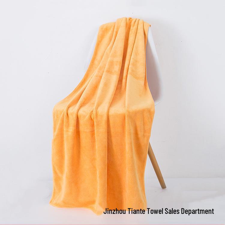Large Soft Quick-Dry Bath Towel for Adults - Pure Cotton, Absorbent, Thickened, Ideal for Home & Beauty Salons