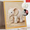 Pearl DIY Art Painting Cute Elephant Handcrafted Picture Indoor Wall Ornament Relaxing Leisure Hobby Exquisite Home Decoration Gift
