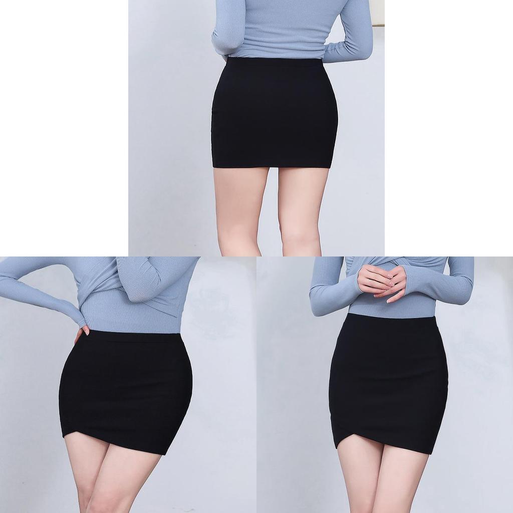 Spring Summer High Waist Bodycon Skirt With Side Slit For Office And Casual Wear