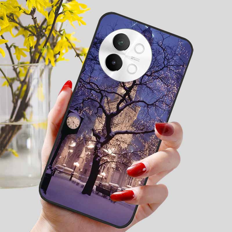 For Vivo V40 Lite 5G Case Fashion Soft Silicone Lovely Phone Cover for Vivo V 40 Lite V40Lite 5G Protect Back Cover TPU Coques