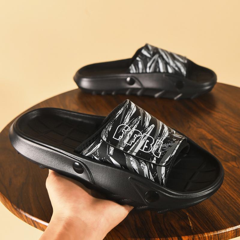 Letní svrchní oděvy trendy módní měkké spodní protiskluzové pantofle pánské pantofle