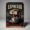 Metal Poster Vintage Coffee Decor Kitchen Wall Art Gift