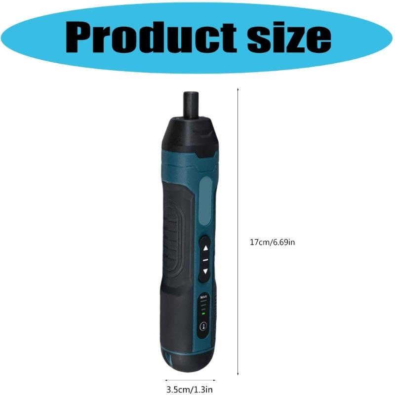 Electric Screwdriver 4 Torques Settings Magnetic Head Design Battery Powered Tool Cordless Screwdriver
