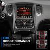 Naklejka z prawdziwego włókna węglowego do Dodge Durango 2014 2015 2016 2017 2018 2019 2020 Panel sterowania centralnego Nawigacja Wykończenie samochodu